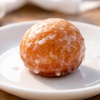 Glazed donut hole