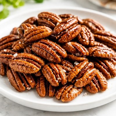 Glazed pecans
