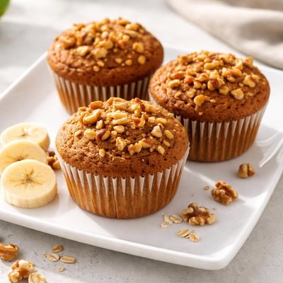 Gluten-free banana muffin