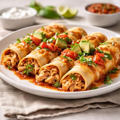 Gluten-free chicken enchiladas