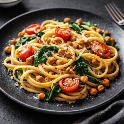 Gluten-free chickpea linguine
