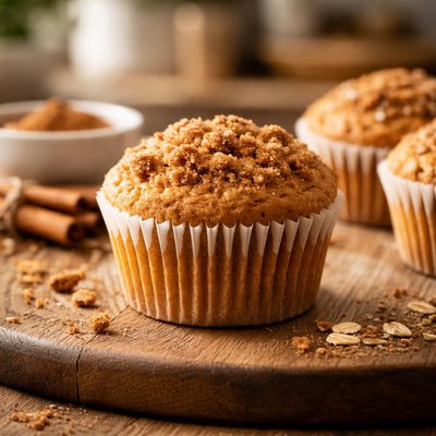 Gluten-free cinnamon muffin