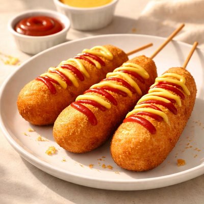 Gluten-free corn dog