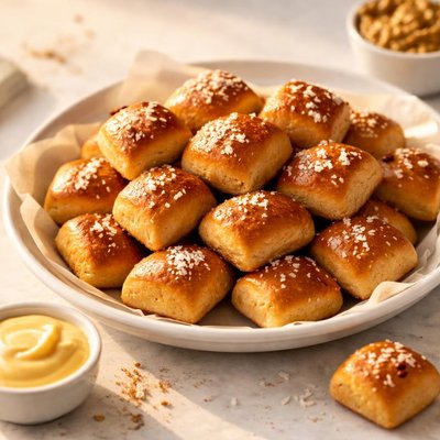Gluten-free pretzel bites