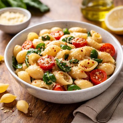 Gluten-free shell pasta