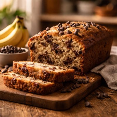 Gluten free banana bread chocolate chip