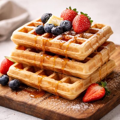 Gluten free batter waffle