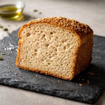 Gluten free bread slice