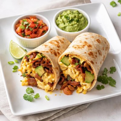 Gluten free breakfast burrito