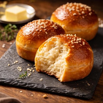 Gluten free brioche roll