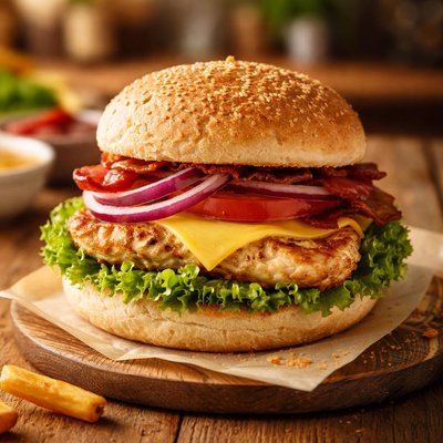 Gluten free chicken burger