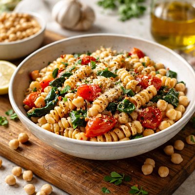 Gluten free chickpea pasta