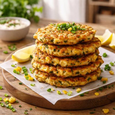 Gluten free corn fritters