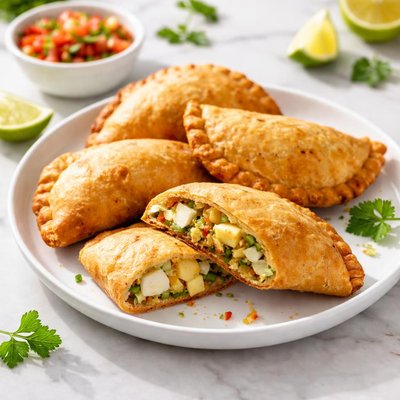 Gluten free egg empanada