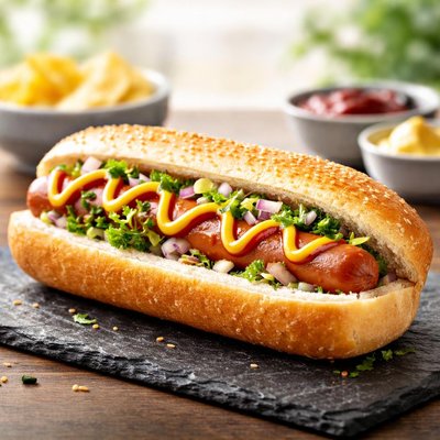 Gluten free hot dog bun