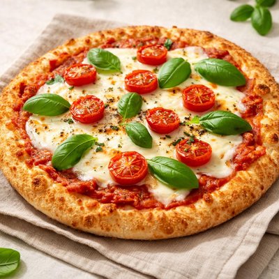 Gluten free margarita pizza
