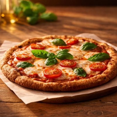 Gluten free margharits pizza