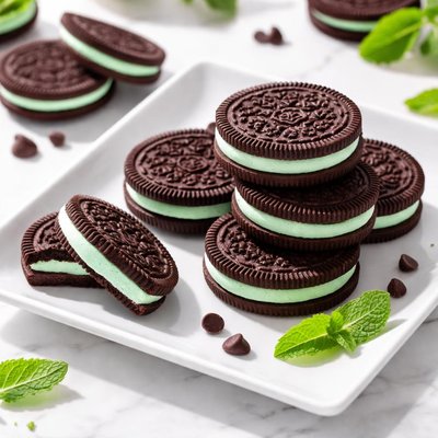 Gluten free oreo mint flavored