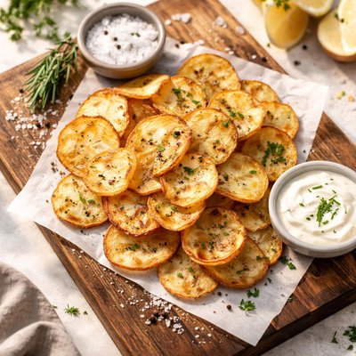 Gluten free oven baked potato chips