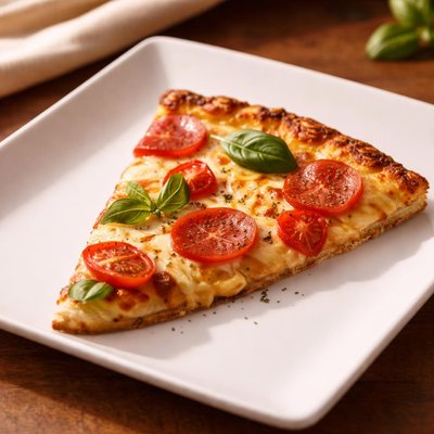 Gluten free pizza slice