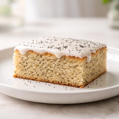 Gluten free poppyseed bar