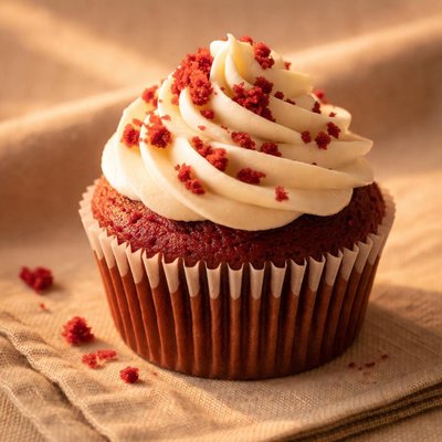 Gluten free red velvet cupcake
