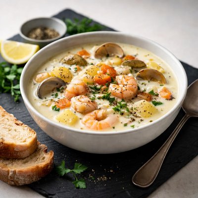 Gluten free seafood chowder