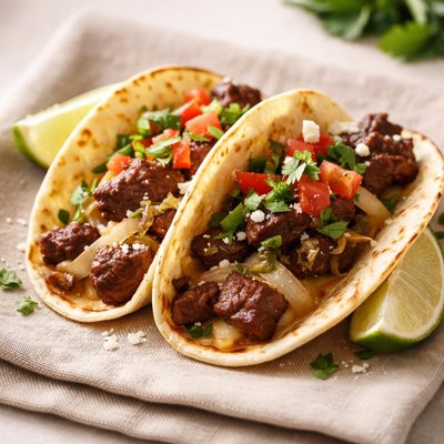 Gluten free steak and cheese taco