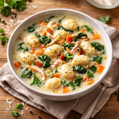 Gnocchi soup