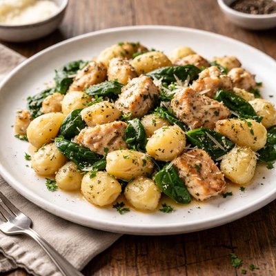 Gnocchi with chicken