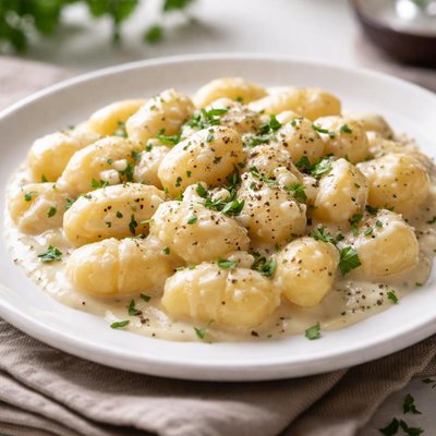 Gnocchi with gorgonzola sauce