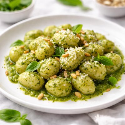 Gnocchi with pesto