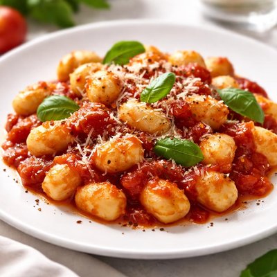 Gnocchi with tomato sauce