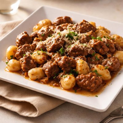 Gnocchi with veal
