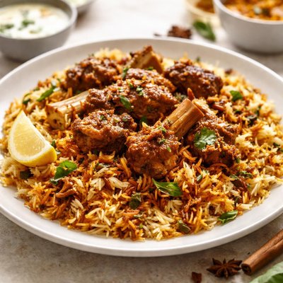 Goat biryani