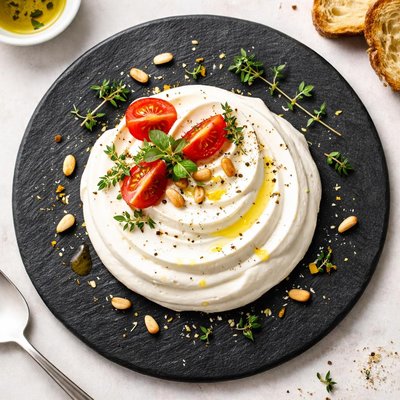 Goat cheese mousse