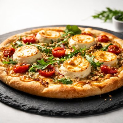 Goat cheese pizza