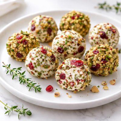 Goat cheese truffles