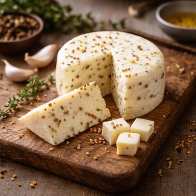 Goat cheese with bockshornklee