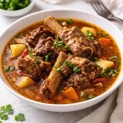 Goat meat soup