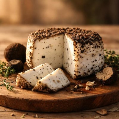 Goat truffle cheese