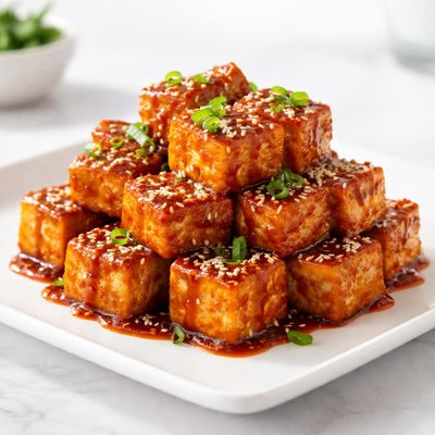 Gochujang sauce tofu