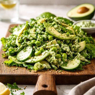 Goddess green salad