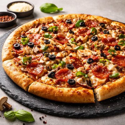 Godfathers combo pizza