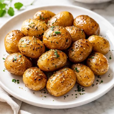 Gold potatoes baked