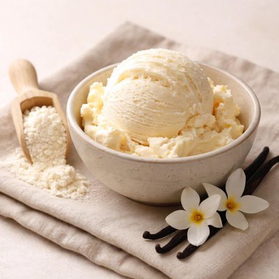 Gold standard whey vanilla ice cream