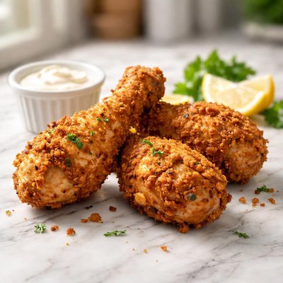 Golden chick drumstick