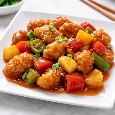 Golden crown sweet and sour chicken