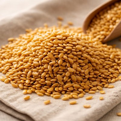 Golden linseeds