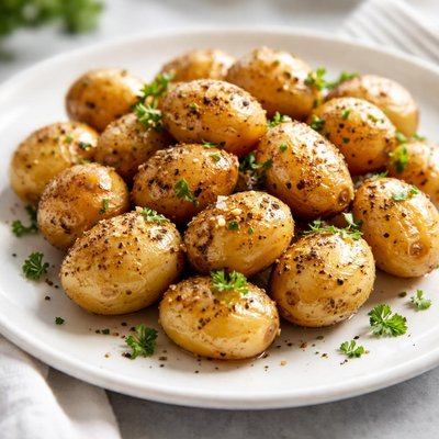 Golden potatoes
